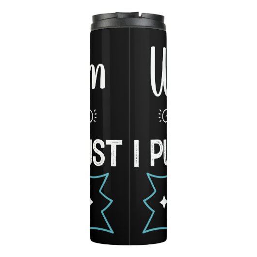 When Afraid Put Trust In God Thermosbecher (Rückseite)