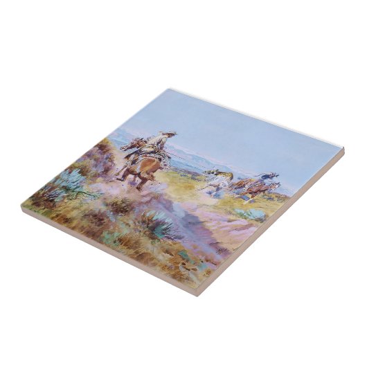 "When Cows Were Wild" von Charles M Russell Fliese (Seite)