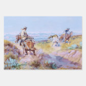 "When Cows Were Wild" von Charles M Russell Geschenkpapier Set (Vorderseite 3)