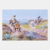 "When Cows Were Wild" von Charles M Russell Geschenkpapier Set (Vorderseite 2)