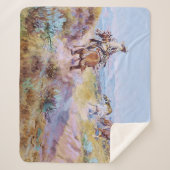 "When Cows Were Wild" von Charles M Russell Sherpadecke (Vorderseite)