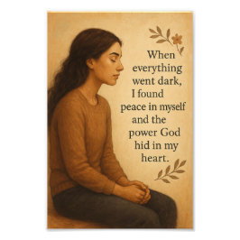 When Everything Went Dark Inspirational Faith Fotodruck