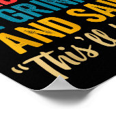 When God Made Me He Grinned And Said This'll Be Fu Poster (Ecke)