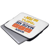 When God Made Me He Said This’ll Be Fun Laptopschutzhülle (Vorne Knopf)