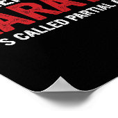 When I Do Karate It's Called Partial Arts 18 Poster (Ecke)