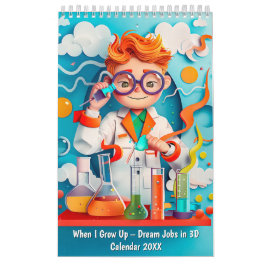 When I Grow Up – Dream Jobs in 3D Kalender