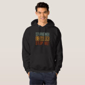 When I Smirk Stop Me Sarcastic Irony Saying Hoodie (Vorne ganz)