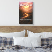When Life Gets Loud Find Quiet Places Wall Art – M Leinwanddruck (Insitu (Schlafzimmer))