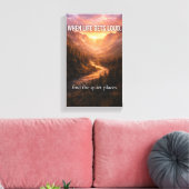 When Life Gets Loud Find Quiet Places Wall Art – M Leinwanddruck (Insitu (Wohnzimmer))