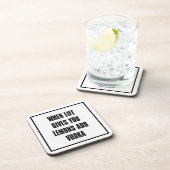when life gives you lemons add vodka getränkeuntersetzer (Rechte Seite)