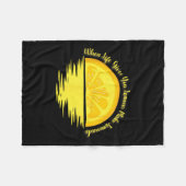 When Life Gives You Lemons Make... - Lemonade  Fleecedecke (Vorderseite (Horizontal))