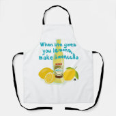 When Life Gives You Lemons - Make Limoncello Schürze (Vorderseite)