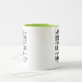 When Life Knocks Me Down, I Take a Nap Mug Zweifarbige Tasse (Mittel)