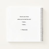 When Love Arrives – MemoryUs Journal Notizblock (Rückseite)