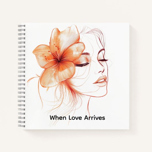 When Love Arrives – MemoryUs Journal Notizblock (Vorderseite)