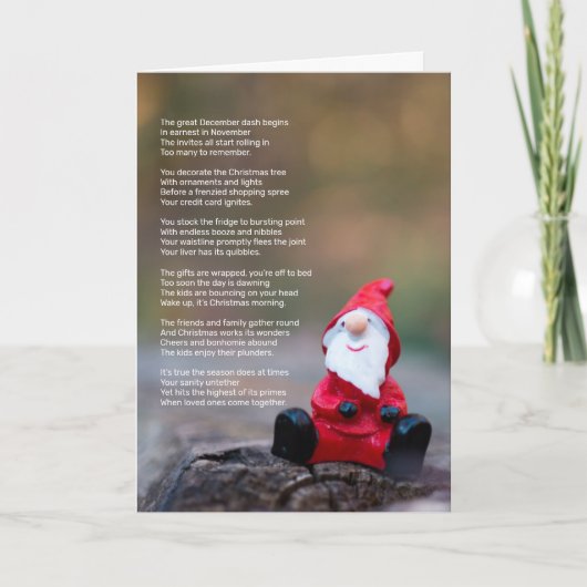 When loved ones come together feiertagskarte (Vorderseite)