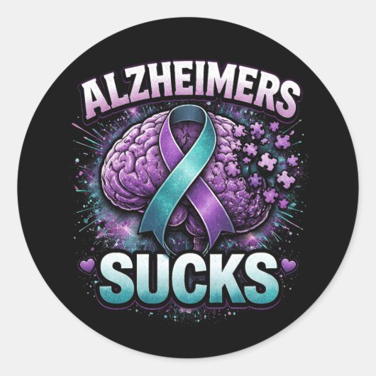 When Memories Fade Runder Aufkleber (Vorderseite)