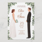 When Our Eyes Meet Wedding Invitation Einladung (Vorderseite)