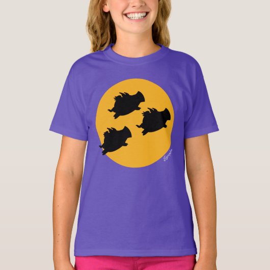 WHEN PIGS FLY ACROSS THE MOON by Sandra Boynton T-Shirt (Vorderseite)