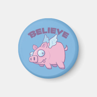 When Pigs Fly Believe the Impossible Magnet