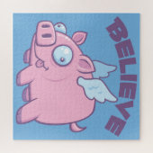 When Pigs Fly Believe the Impossible Puzzle (Horizontal)