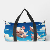 When Pigs Fly Funny Winged Pigs Duffle Bag (Vorderseite)