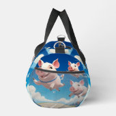 When Pigs Fly Funny Winged Pigs Duffle Bag (Rechts)