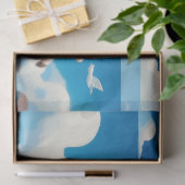 When Pigs Fly Funny Winged Pigs Seidenpapier (Geschenk)