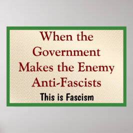 When the Enemy is Anti-Fascist Poster