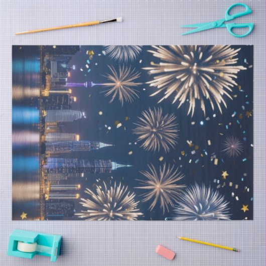 When the Lights Begin to Fall Seidenpapier (Basteln)