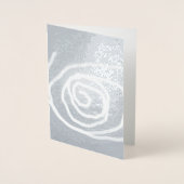 When the Moon moves in a Spiral, abstract spiral Folienkarte (Vorderseite)