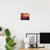 When the Mountains Touch Fire Poster (Heimbüro)