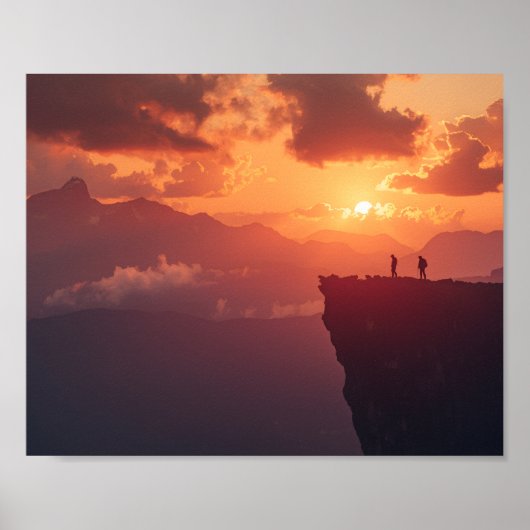 When the Mountains Touch Fire Poster (Vorne)