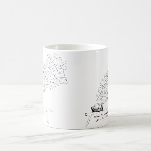 When the Muse Finally Gets Her Coffee Kaffeetasse (Mittel)