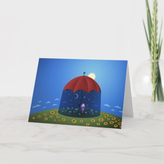 When the Night Comes Karte (Vorderseite)