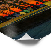 When the Sun Is Eclipsed by the Moon Poster (Ecke)