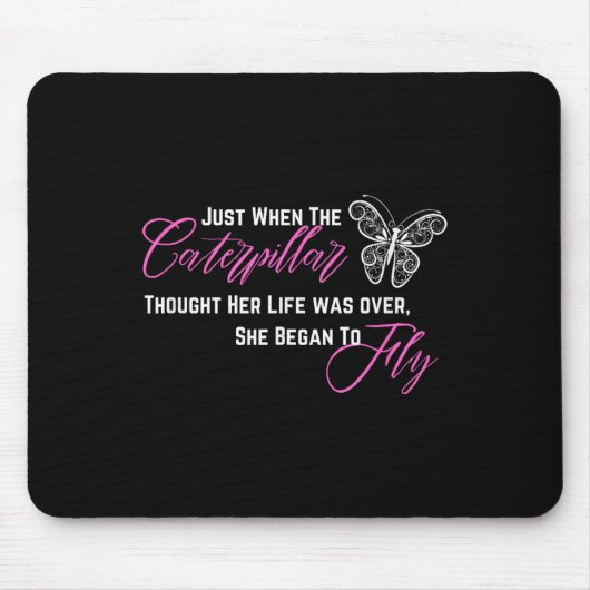 When Thought Her Life Was Over She Began To Fly Mousepad (Vorne)