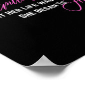 When Thought Her Life Was Over She Began To Fly Poster (Ecke)