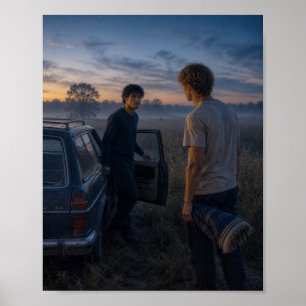 When We Pulled Over Schwules Kunstprojekt Poster