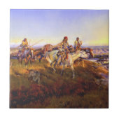 "When White Men Turn Red" von Charles M Russell Fliese (Vorderseite)