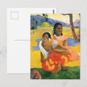 When Will You Marry? Paul Gauguin Postkarte (Vorne/Hinten)