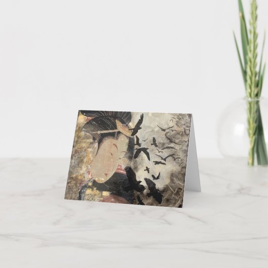 When Wishes Fly Dankeskarte (Vorderseite)