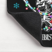 When You Dead Inside But Its Christmas Skeleton Fu Mousepad (Ecke)