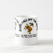 When You Fall Off The Horse Funny Horse Riding Kaffeetasse (Mittel)