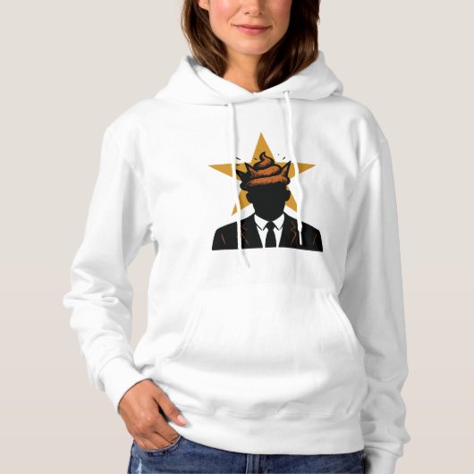 When your leader has a smelly crown... hoodie (Vorderseite)