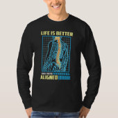 WHEN YOU'RE ALIGNED  Orthopedic Chiropractor T-Shirt (Vorderseite)