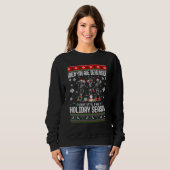When You're Dead Inside Skeleton Ugly Christmas Sw Sweatshirt (Vorne ganz)