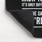 When You're Dead Sarcastic Adult Humor  Mousepad (Ecke)