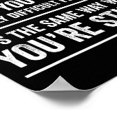 When You're Dead Sarcastic Adult Humor  Poster (Ecke)