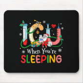 When You're Sleeng Funny Icu Nurse Christmas Mousepad (Vorne)